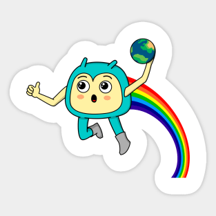 Blub jump Sticker